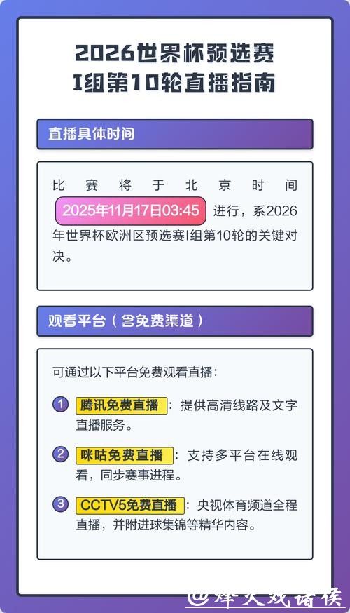 2026世界杯直播平台推荐指南